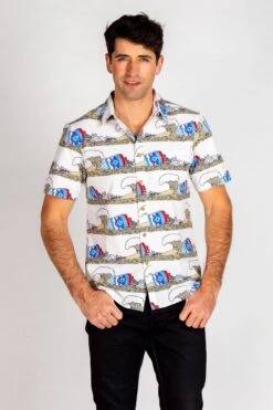 The Shaka Brew | Budweiser Surfer Hawaiian Shirt