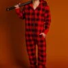 The Lumbersexual | Buffalo Check Adult Onesie