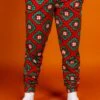The Quilty Pleasure | Mens Red And Green Afghan Christmas Pajama Bottom