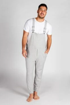 The Groutfit | Heather Grey Men's Pajamaralls®