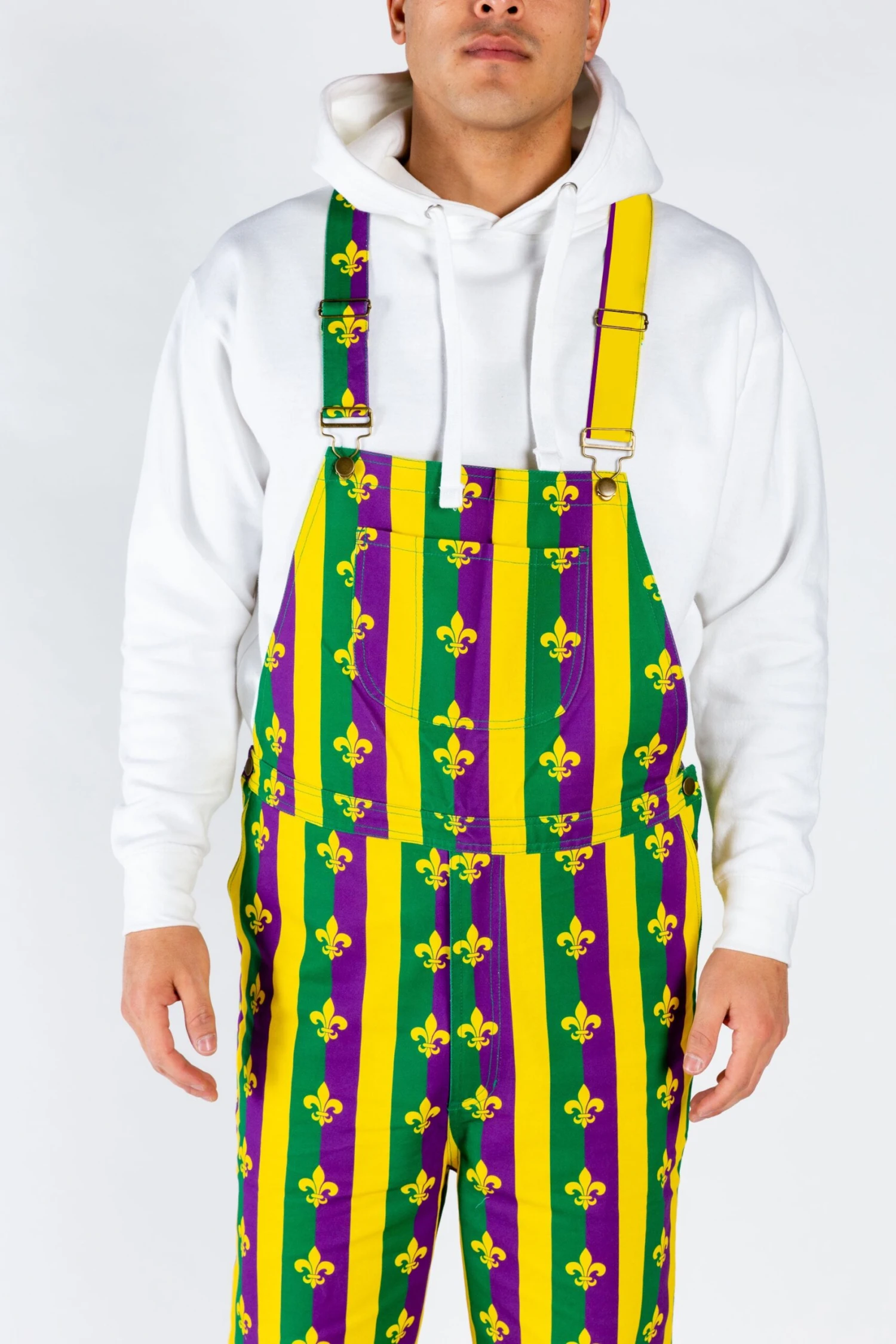 Beignets For Breakfast | Mardi Gras Overalls - Image 4