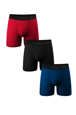 The 3 Legged Race | Solid Ball Hammock® Pouch Underwear With Fly 3 Pack