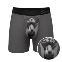 The David's Goliath | Marble Statue Ball Hammock® Pouch Underwear With Fly