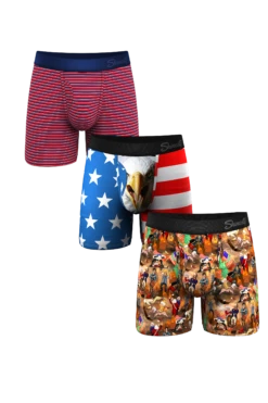 The Fourth Of July | Ball Hammock® Pouch Underwear With Fly 3 Pack