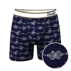 The Knotty Spots | Nautical Knots Ball Hammock® Pouch Underwear