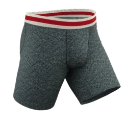 The Koala Camo | Heather Grey Long Leg Ball Hammock® Pouch Underwear With Fly