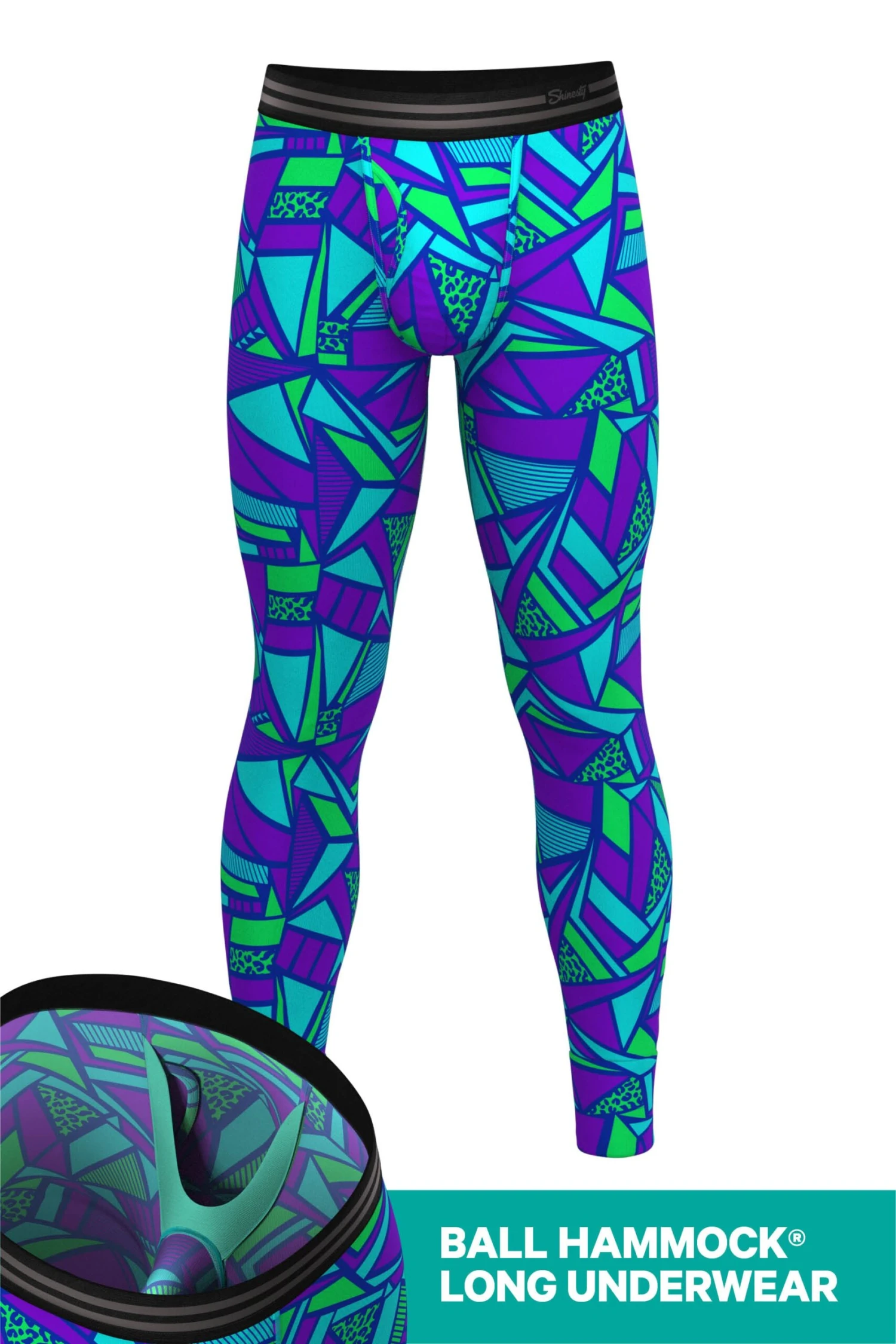 The Le Tootski | Neon Rave Ball Hammock® Long Johns - Image 2