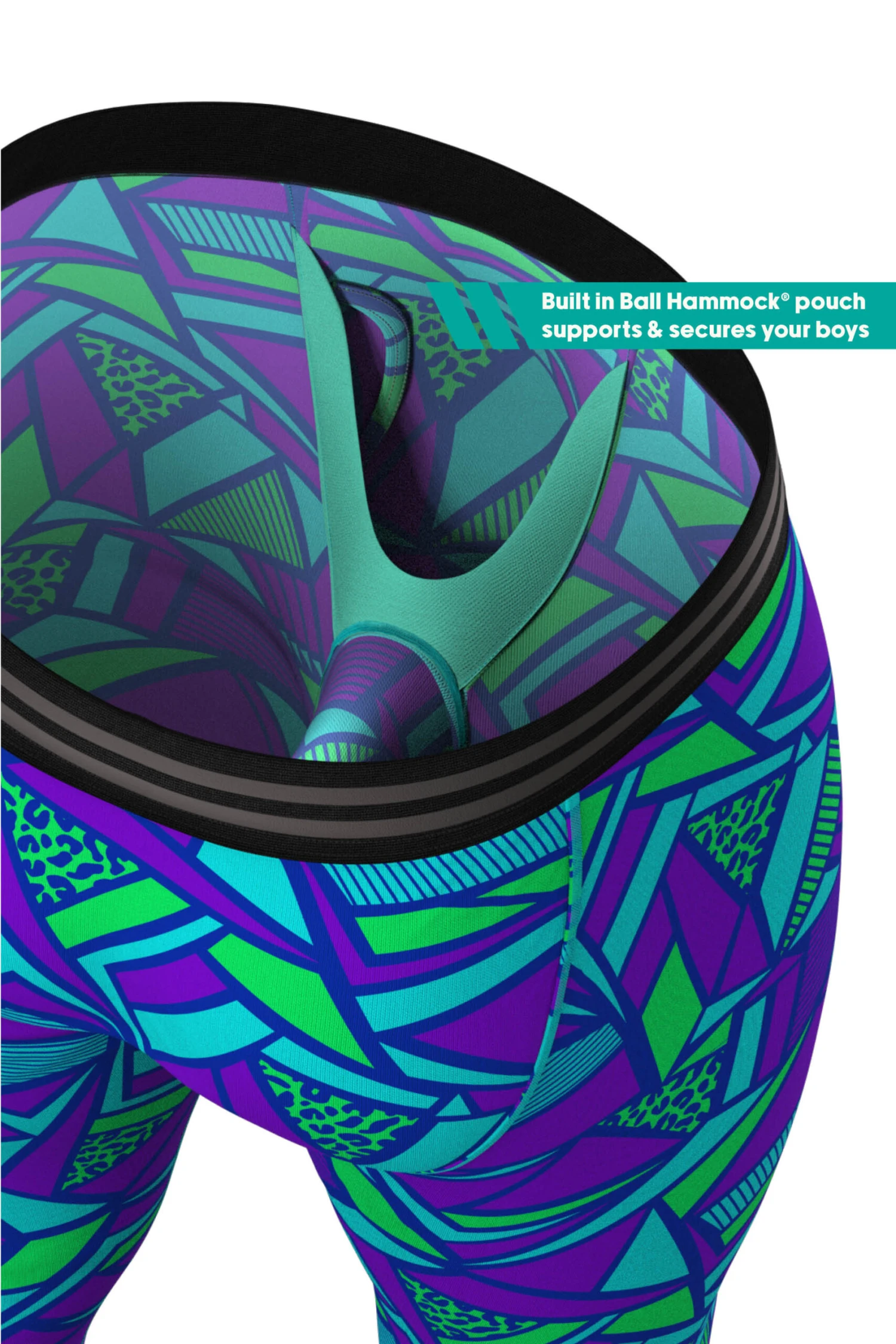 The Le Tootski | Neon Rave Ball Hammock® Long Johns - Image 3