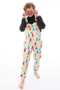 The Pine Tree Playboy | Retro Christmas Trees Pajamaralls®