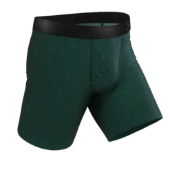 The Tree Falls | Forest Green Long Leg Ball Hammock® Pouch Underwear With Fly