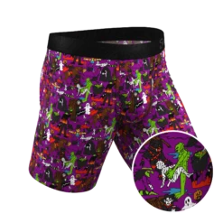 The Wet Nightmare | Halloween Characters Long Leg Ball Hammock® Pouch Underwear With Fly