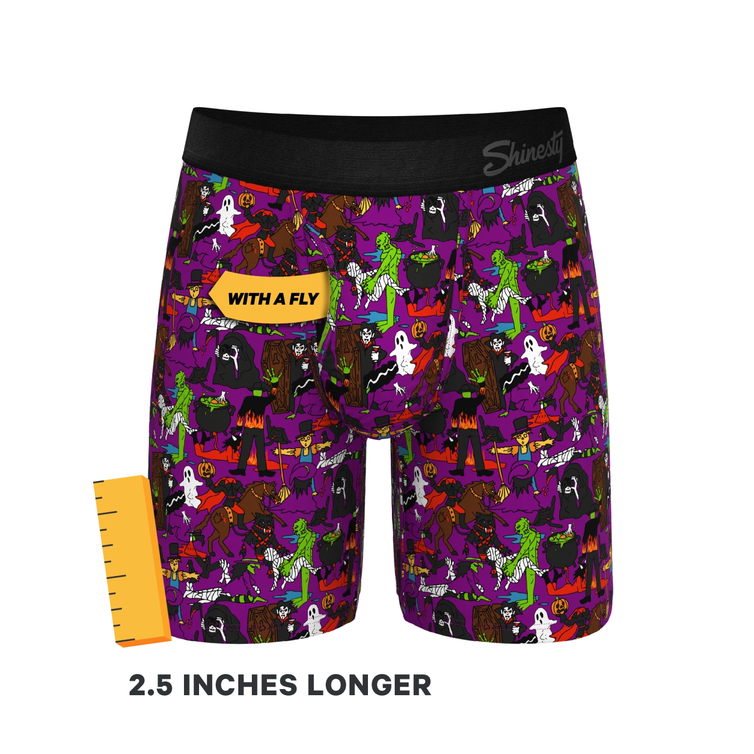 The Wet Nightmare | Halloween Characters Long Leg Ball Hammock® Pouch Underwear With Fly - Image 3