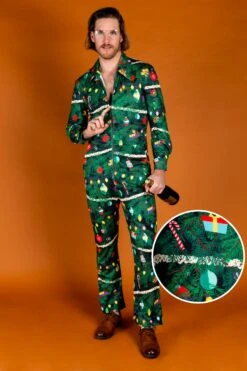 The Christmas Tree Camo | Christmas Tree Print Christmas Flight Suit