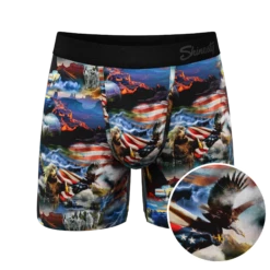 The Home Sweet Home | America Themed Ball Hammock® Pouch Underwear