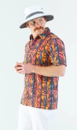 The Bay Breeze | Tropical Neon Hawaiian Shirt